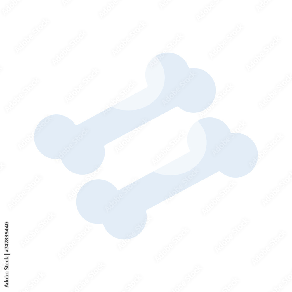 Grab this amazing isometric icon of bones, editable design Grab this amazing isometric icon of bones, editable design
