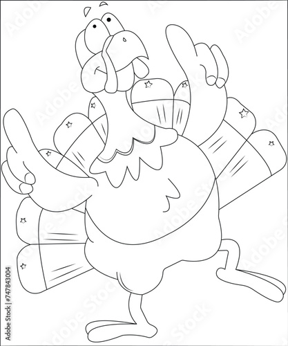 thanks giving coloring page for kids