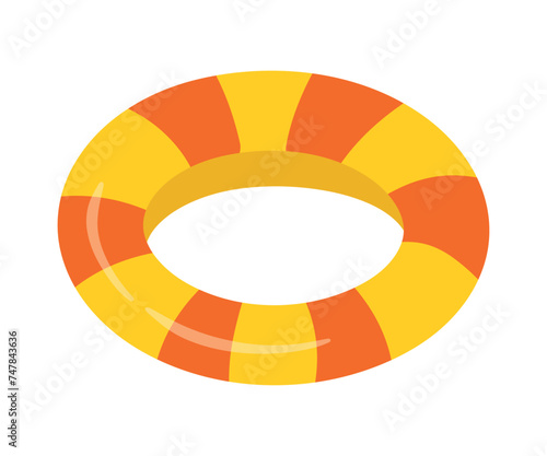 Rubber Inflatable Swimming Ring for Summer Beach Holiday Element Decoration