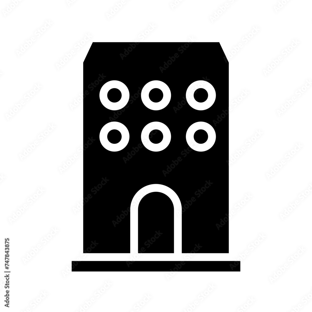 building estate real_ Glyph Icon building estate real_ Glyph Icon