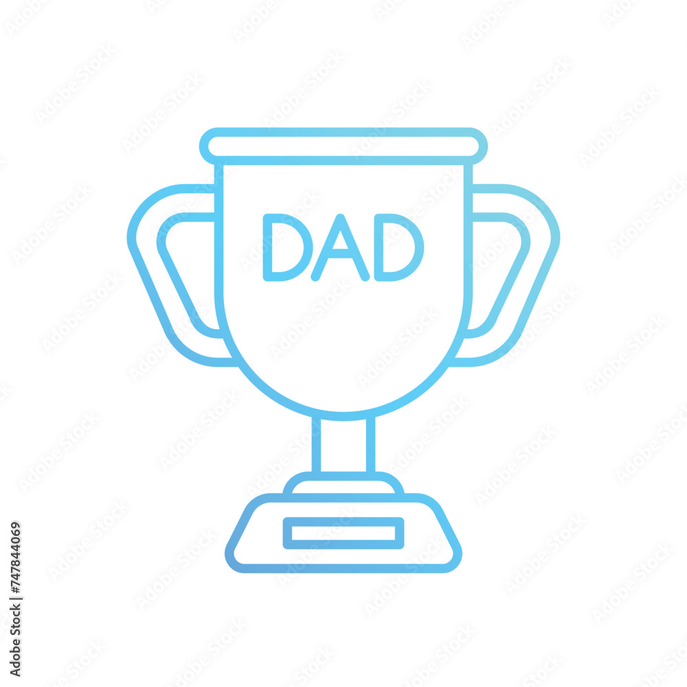 Trophy icon vector stock illustration Trophy icon vector stock illustration