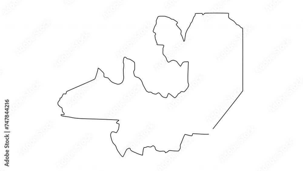 animated sketch of a map of Salta in Argentina animated sketch of a map of Salta in Argentina