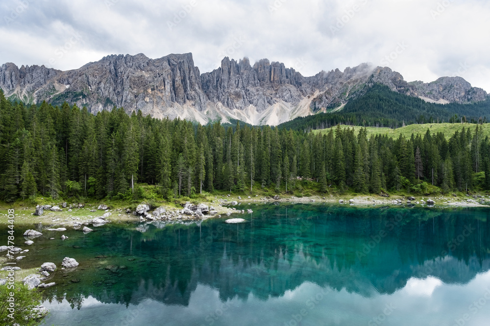 Lake Carezza, Trentino Italy