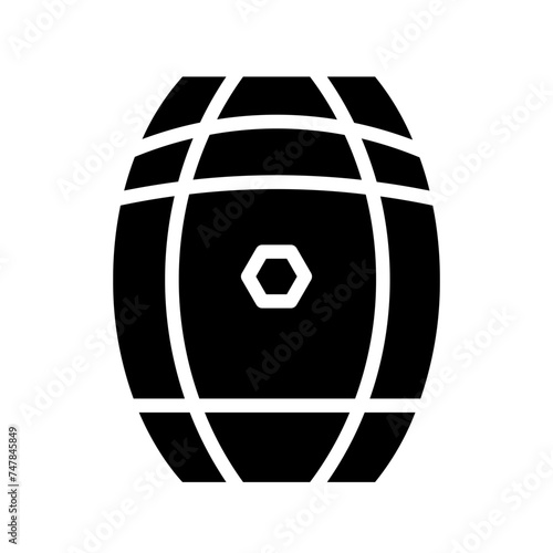 barrel keg rum_ Glyph Icon