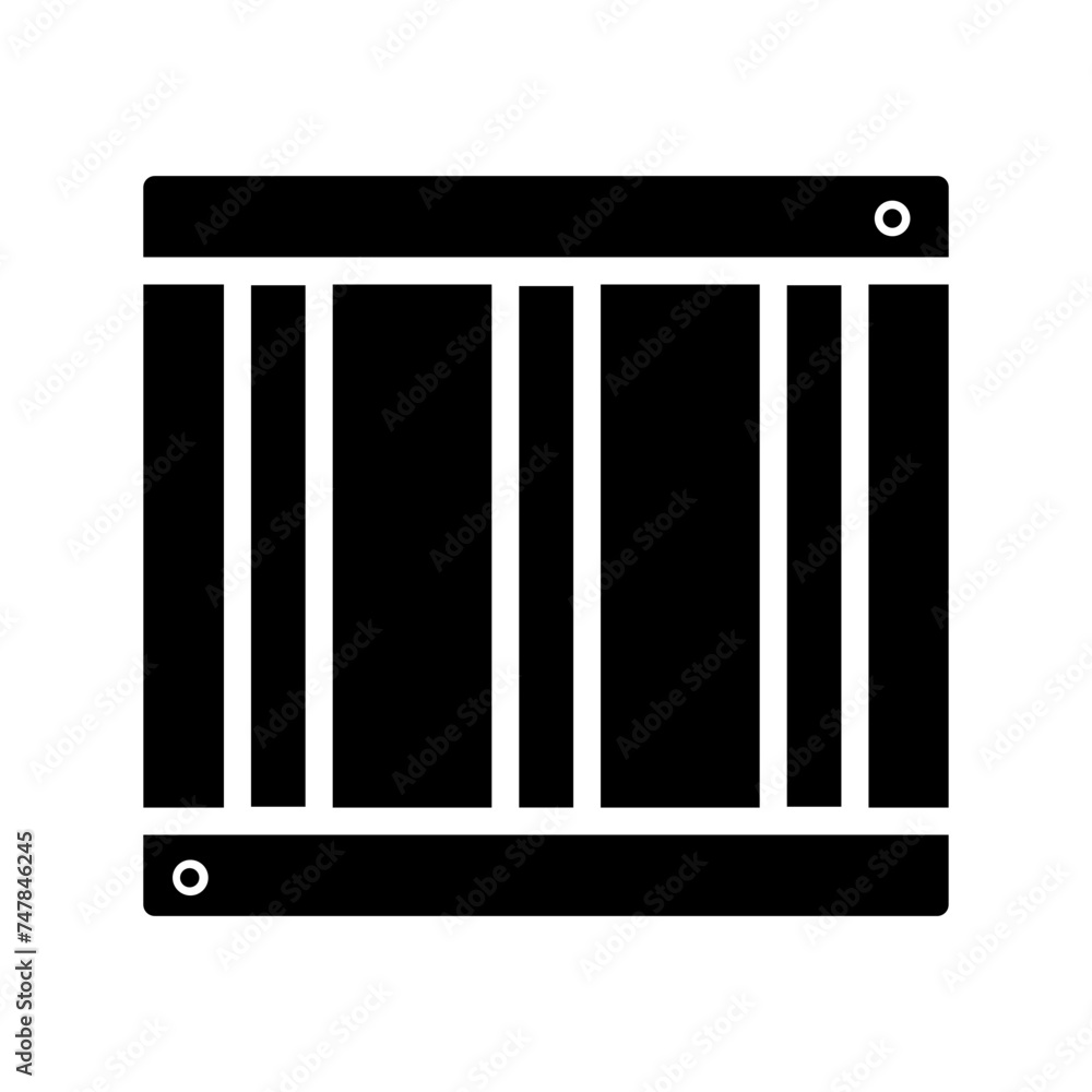 bandits box pirate Glyph Icon bandits box pirate Glyph Icon