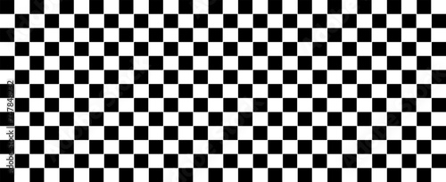 Black and white checkered pattern, Checkerboard seamless pattern