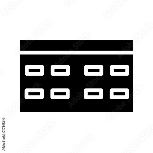 basic date interface_ Glyph Icon