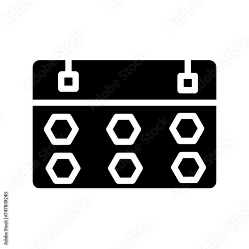 app calendar date Glyph Icon