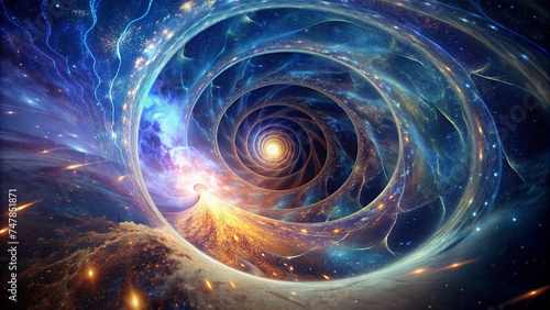 space, time, spiral