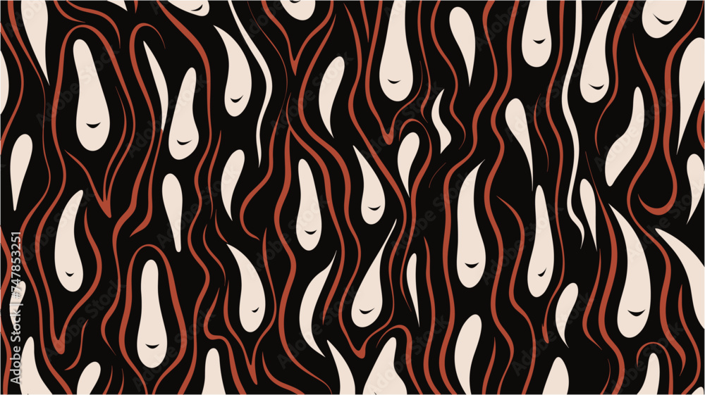 Ripple repeating background. Natural stylized veins. Hand drawn stylish background. Repeating floral background. Modern graphic design. Modern ornament of stylized skin. Ripple repeating background. Natural stylized veins. Hand drawn stylish background. Repeating floral background. Modern graphic design. Modern ornament of stylized skin.