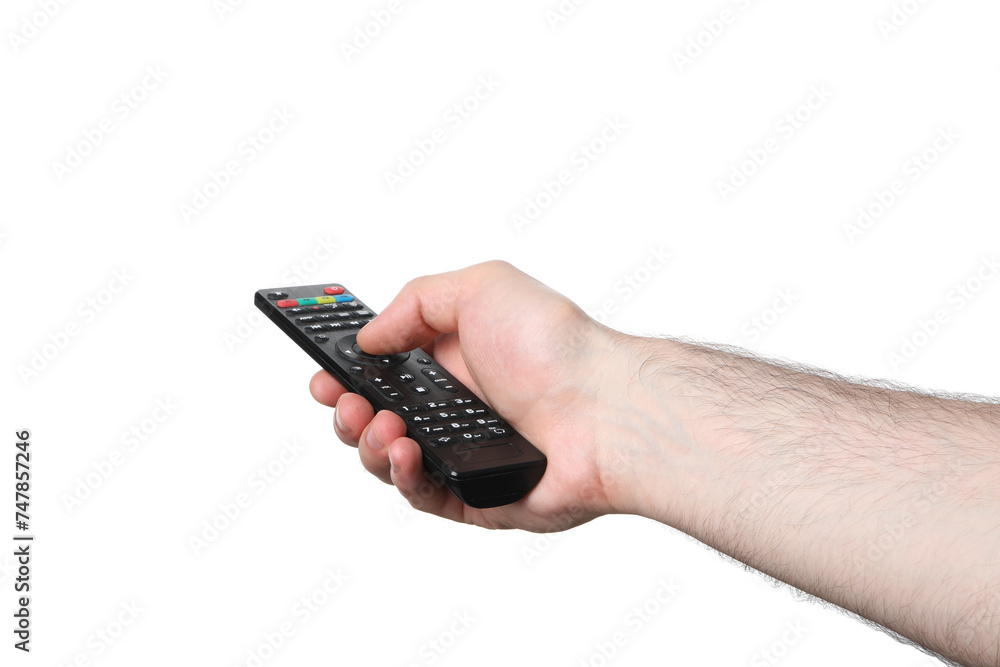 PNG,the man is holding the remote control, isolated on white background PNG,the man is holding the remote control, isolated on white background