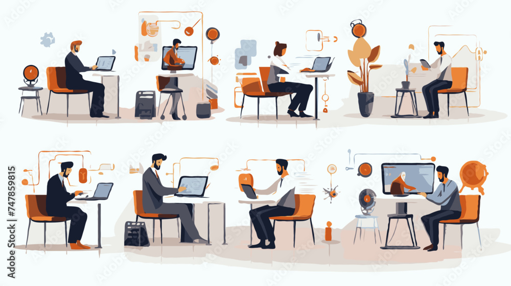 business people in office business people in office