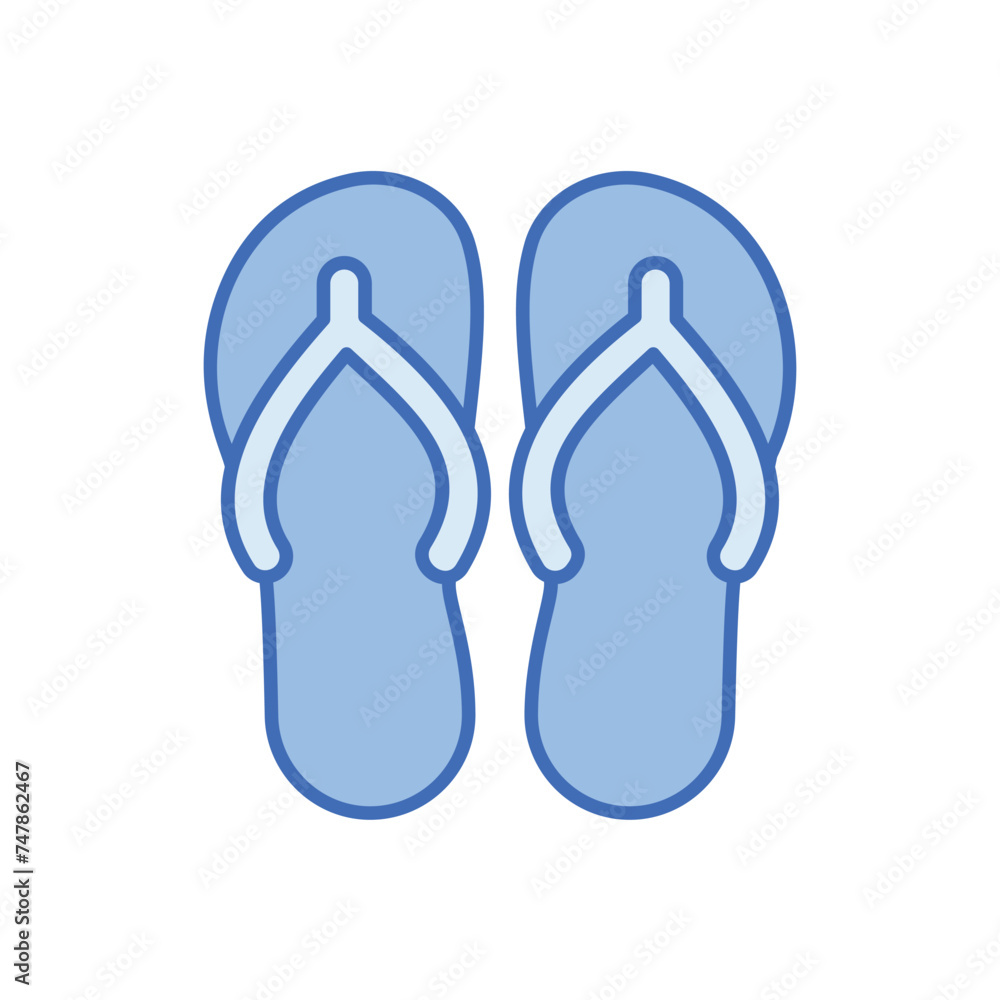 Slippers icon vector stock illustration Slippers icon vector stock illustration