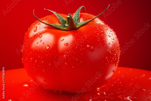 a close up of a tomato © Victor