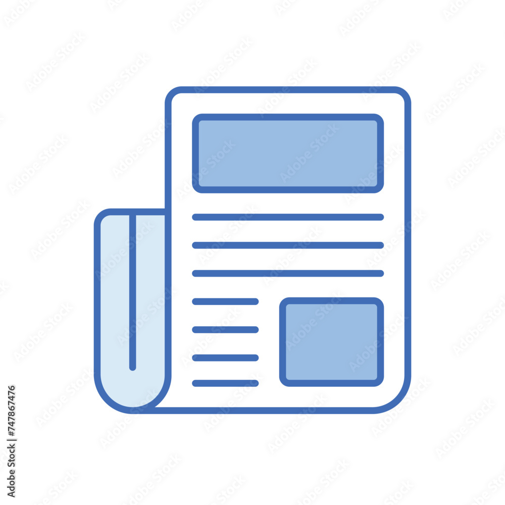 newspaper icon vector stock illustration newspaper icon vector stock illustration
