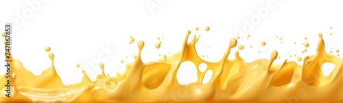 Panel kuchenny z motywem Delicious melted cheese splash cut out
