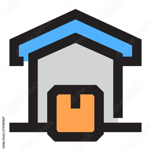 home delivery icon illustration