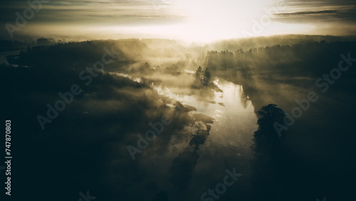 Foggy morning by the river © Rafa