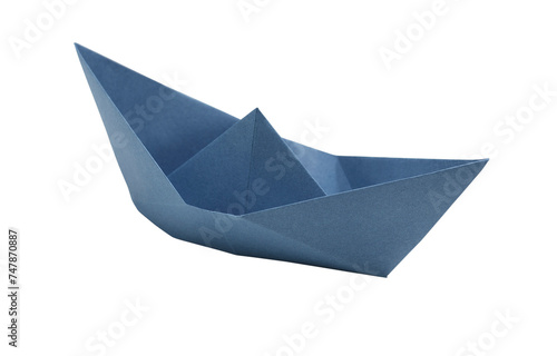 Obraz na płótnie Boat in origami w salonie