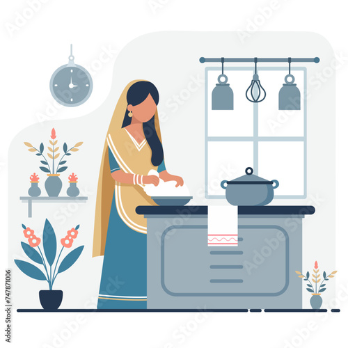 Indian woman home maker