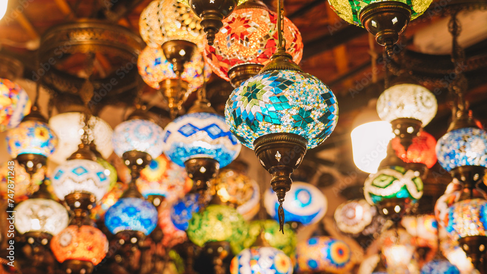 Mosaic Arabic Light backdrop