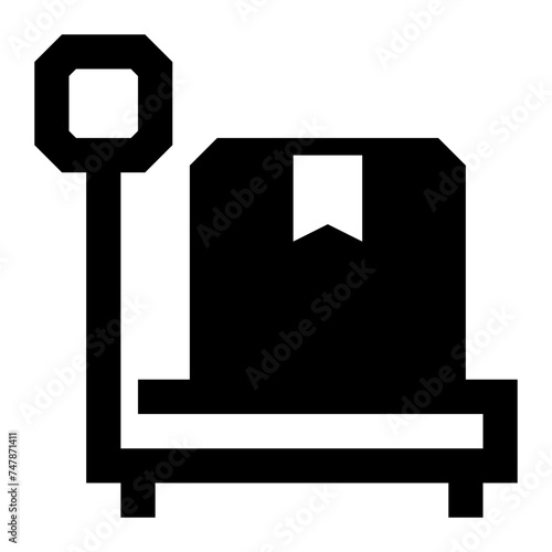 package weight icon illustration