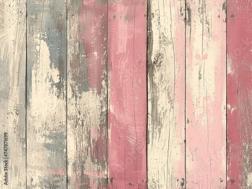 vertical pink wood background © Kritchanok