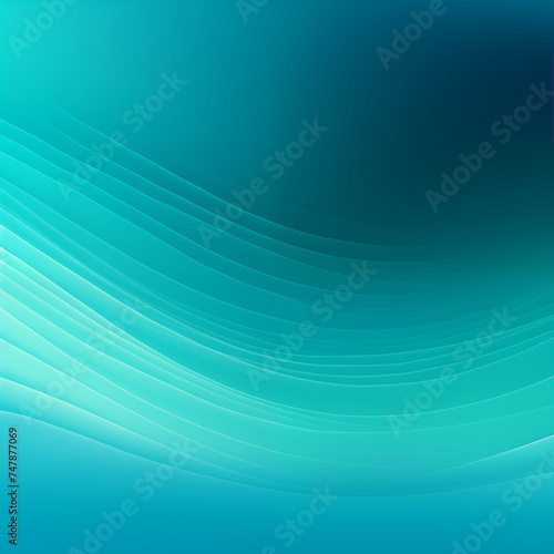 Tranquil Turquoise Gradient: A Calm Canvas