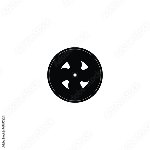 Car wheels icon