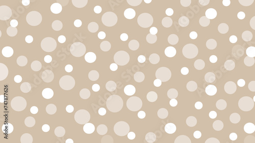 Beige seamless polka pattern