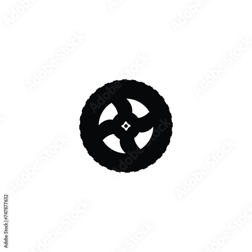 Car wheels icon