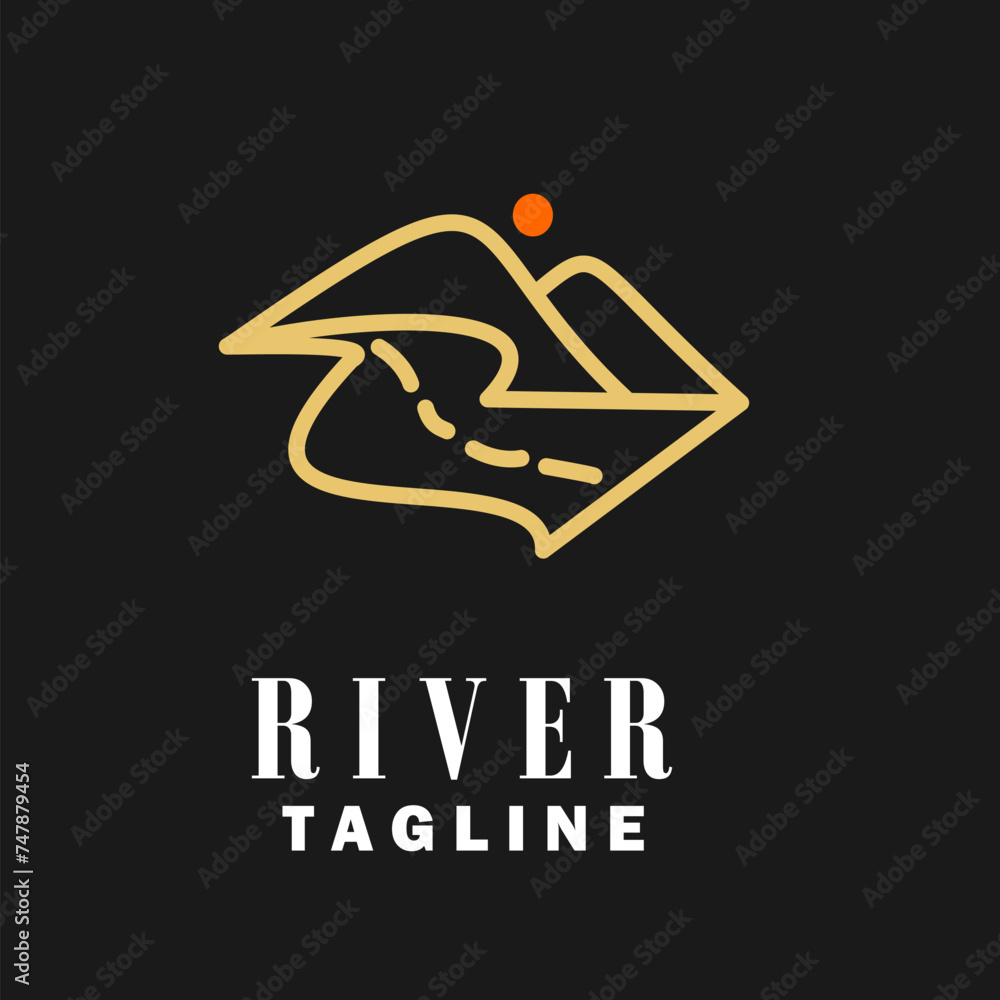 River logo icon. Editable vector design.
River logo icon. Editable vector design.