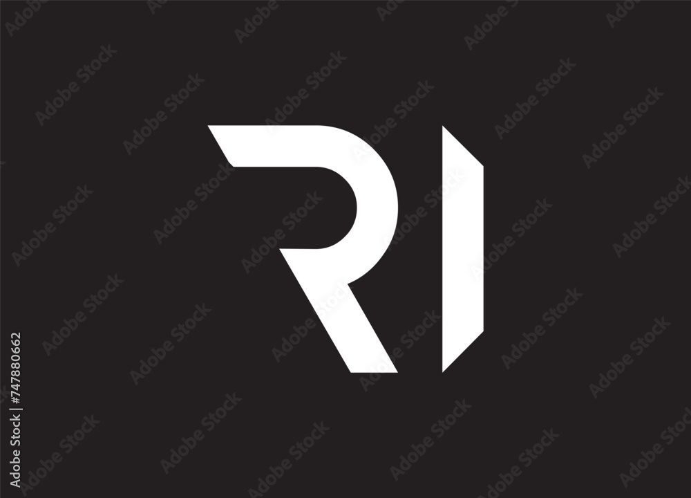 RI IR initial based Alphabet icon logo. Initials Business logo. RI IR initial based Alphabet icon logo. Initials Business logo.