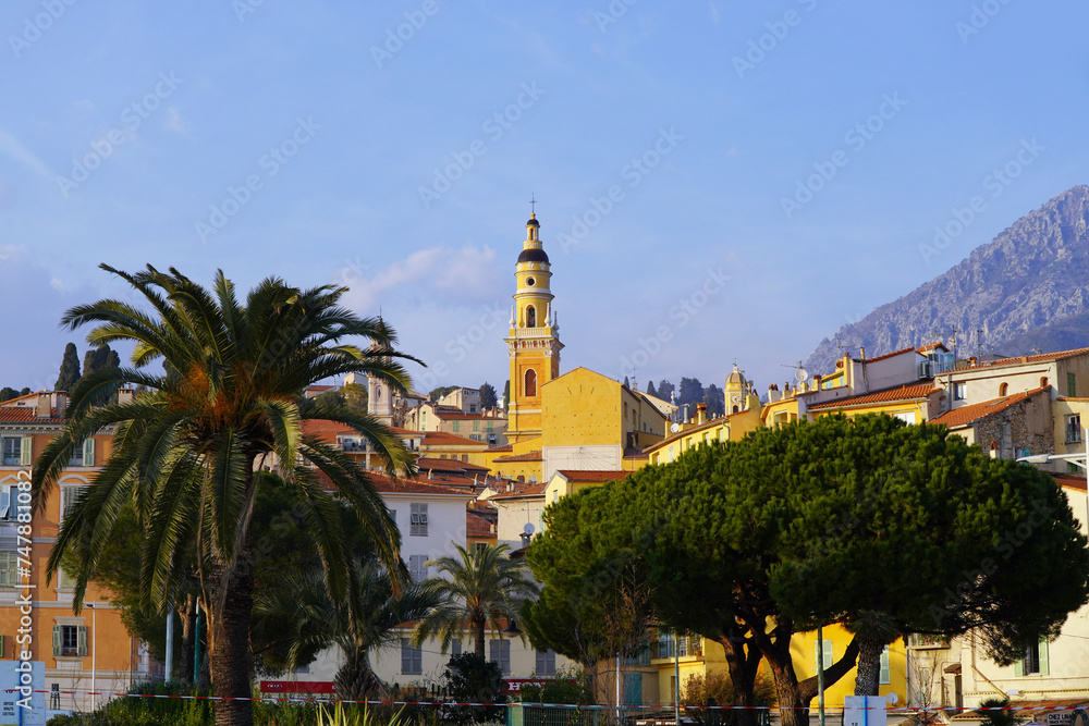 street view of Menton, France