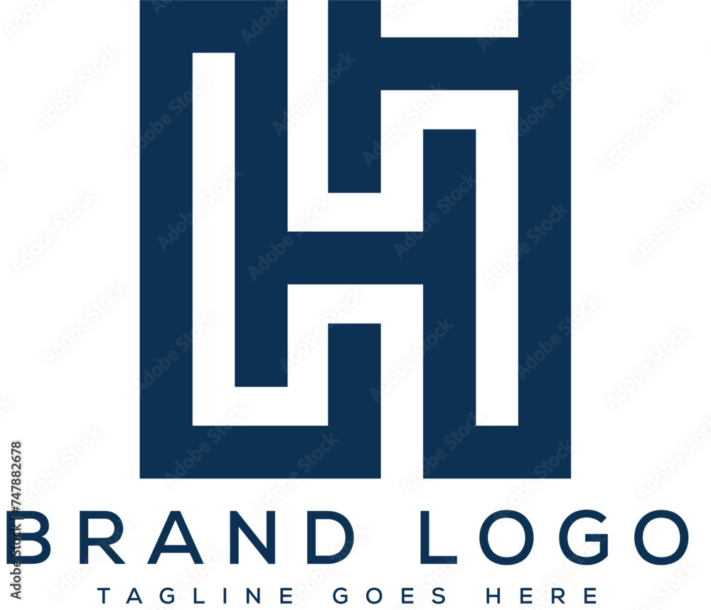 Obraz premium Letter H logo design vector template design for brand