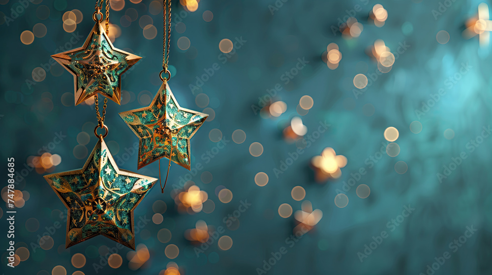 stars hanging and ramadan star design background stars hanging and ramadan star design background