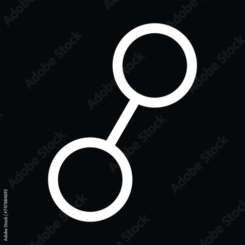 opposition symbol of astrology,black background