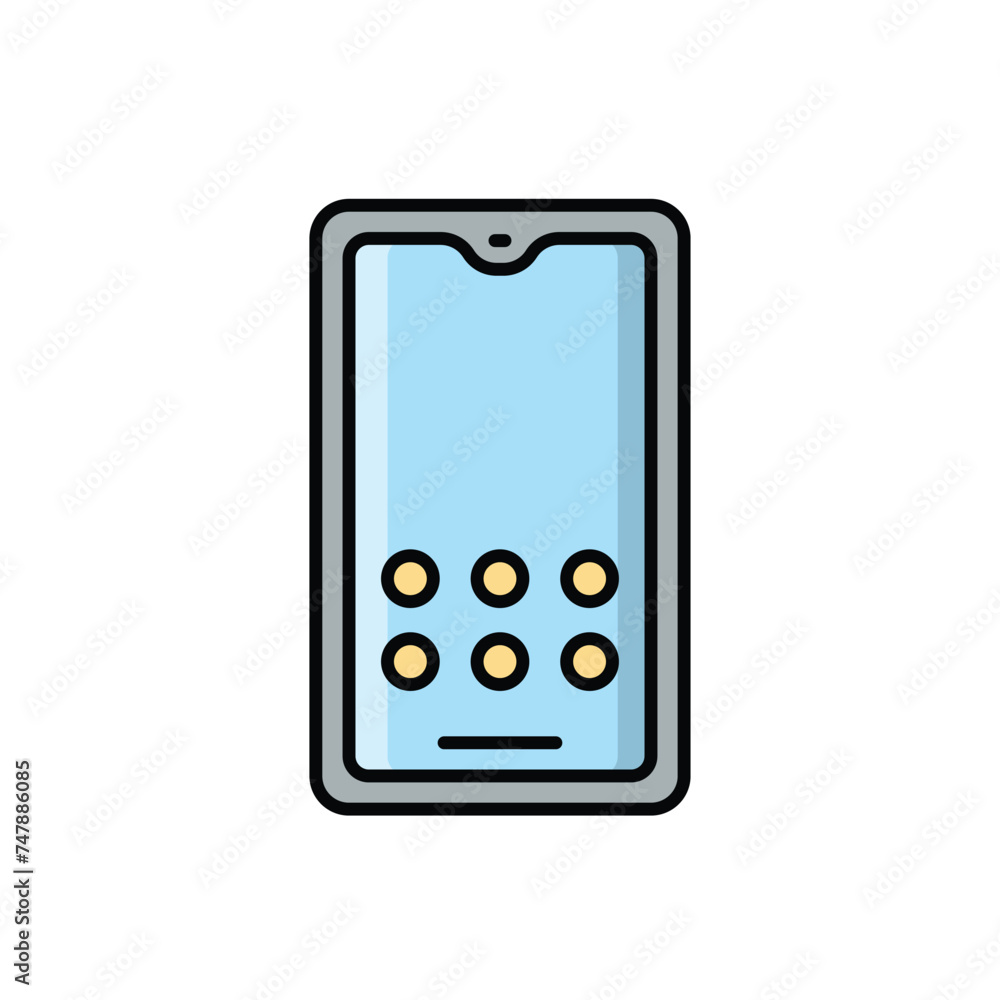 Smartphone icon vector stock illustration Smartphone icon vector stock illustration