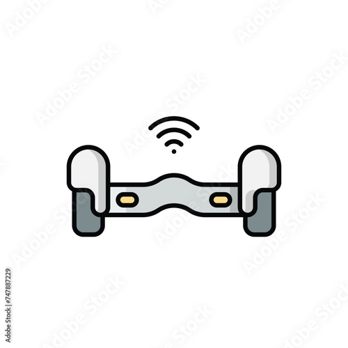 Hoverboard icon vector stock illustration