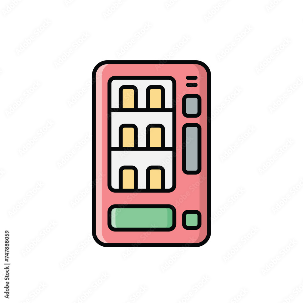 Vending Machine icon vector stock illustration Vending Machine icon vector stock illustration