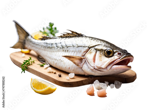 fresh fish on a plate