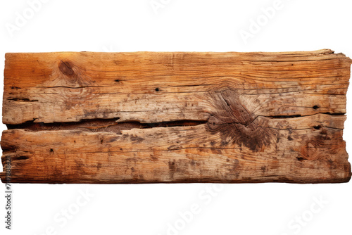 A piece of wood has been cleanly cut in half, exposing the intricate patterns and rings of its inner structure. The smooth surface contrasts with the rough edges where the cut was made.