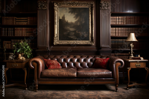 Timeless Elegance: A Pictorial Excursion into a Room Adorned with Historical Antique Furniture © Verna