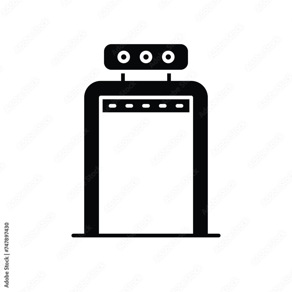 Metal Detector icon vector stock illustration Metal Detector icon vector stock illustration