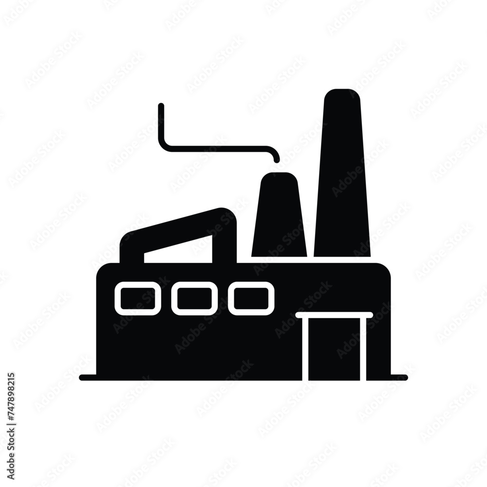 Industries icon vector stock illustration Industries icon vector stock illustration