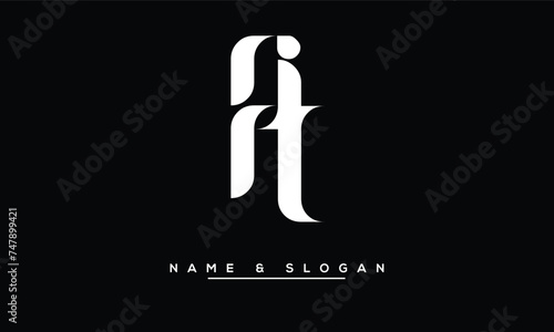 FT,  TF,  F,  T  Abstract  Letters Logo Monogram