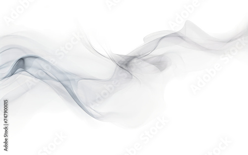 A close up view of swirling white smoke. The smoke is wispy and ethereal, forming intricate shapes and designs that seem to float seamlessly in the air.