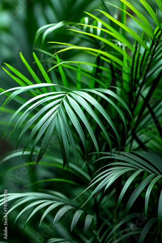 Tropical leaves background, green leaves background, Tropical leaves background © Marc Kunze