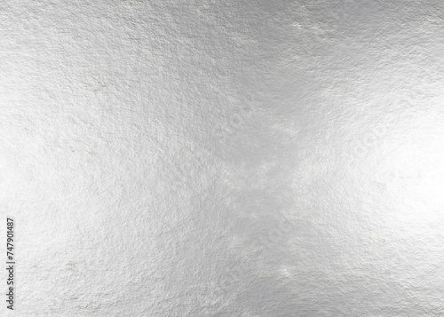 Crumpled silver aluminum foil background