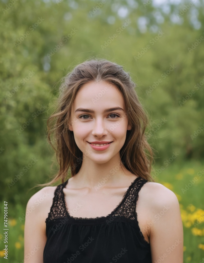 Portrait of young beautiful woman Portrait of young beautiful woman